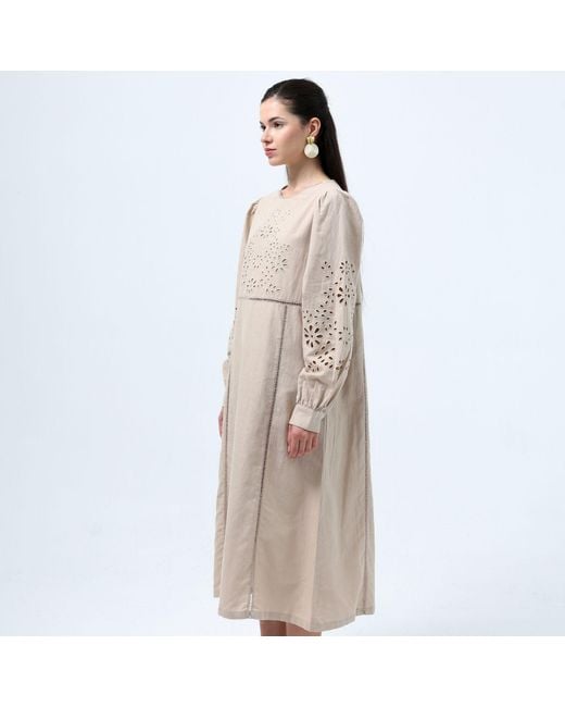 Thisisu Collection Natural Neutrals Clara Maxi Dress