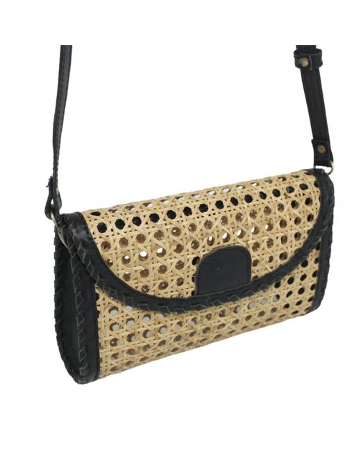 Poppy & Sage Brown Ainsley Clutch And Crossbody In