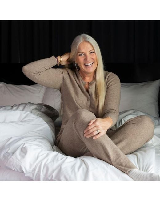 tirillm Gray Emilie Basic Cashmere Cardigan