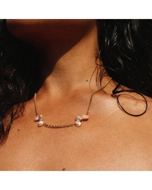 Marquise Swim Metallic Necklace