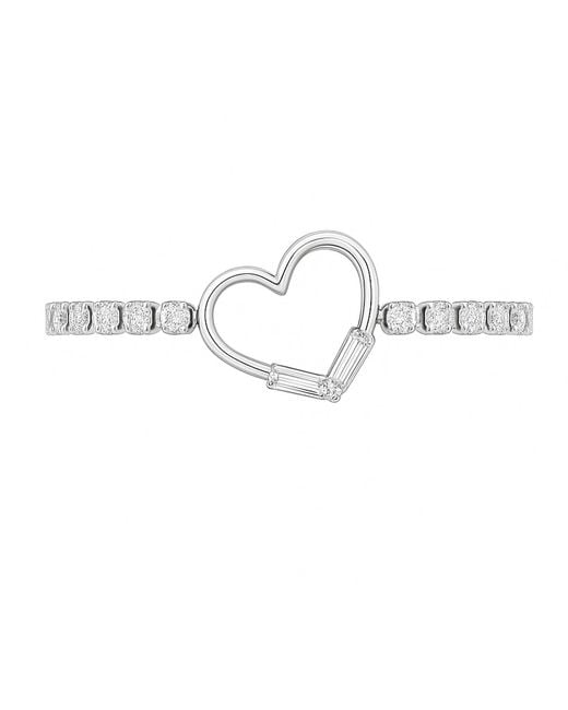 Maison De Gala Metallic Celeste Heart Bracelet