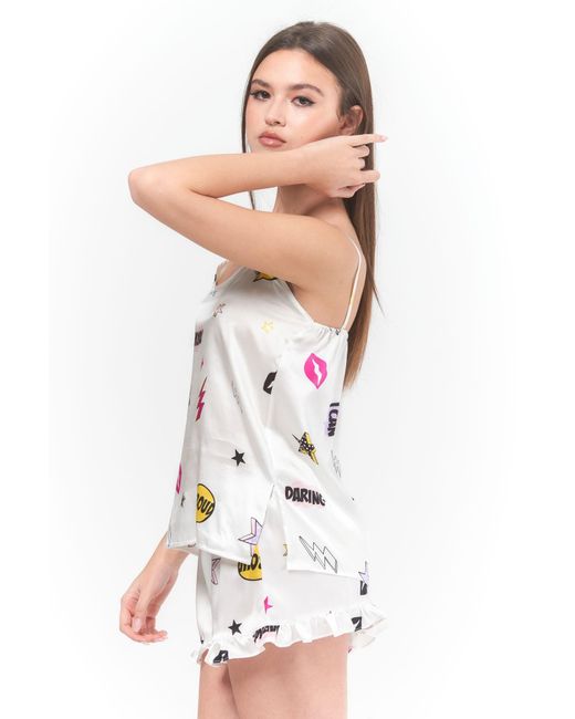 Favette White The Silk Shorts — Fragile Like A Bomb