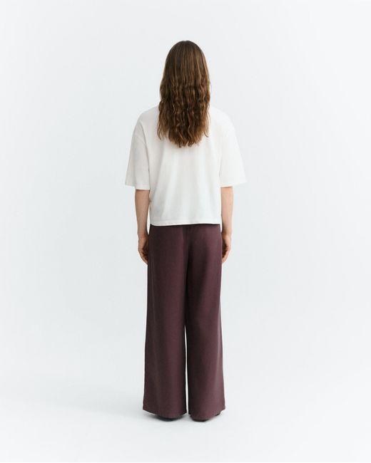 Thinking Mu White Figa Lena Oversize T-Shirt