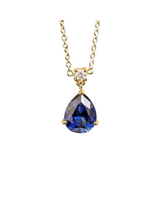 Juvetti Blue Ori Medium Pendant Necklace