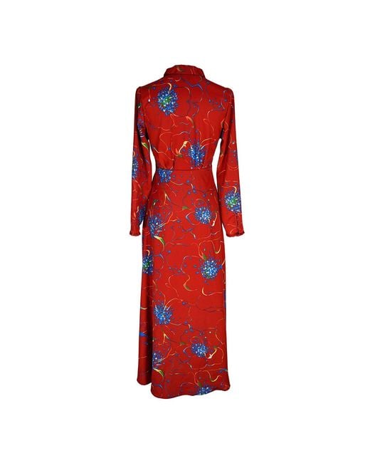 Jennafer Grace Red Coppertop Minaret Dress