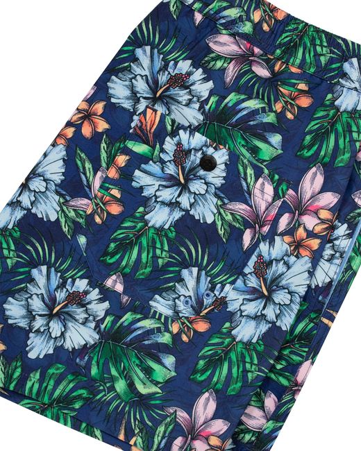 Lords of Harlech Blue Quack Colorful Floral for men