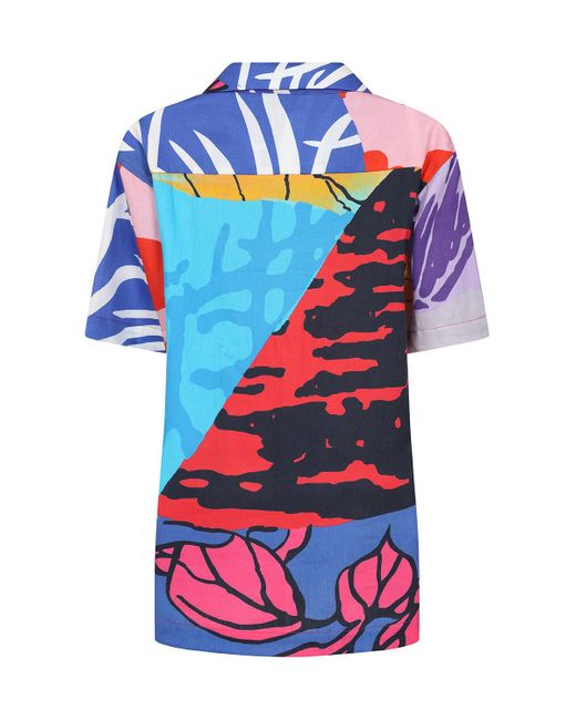 Mercy Delta Blue Warwick Fragmented Landscape for men