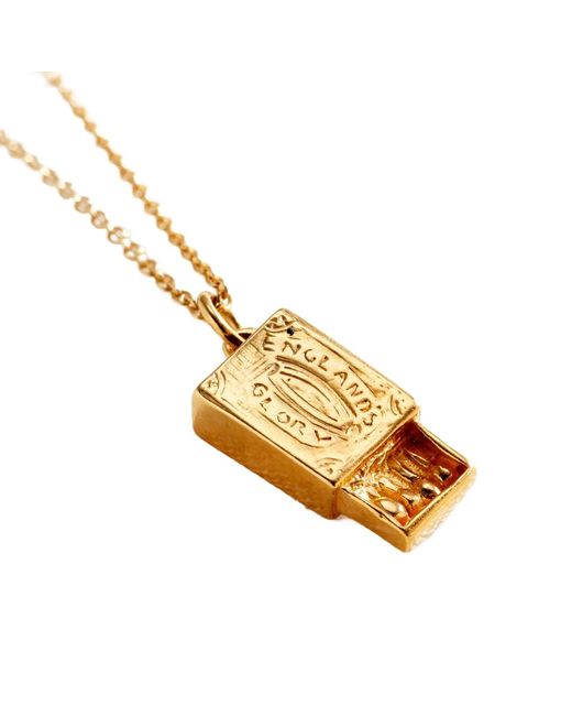Posh Totty Designs Metallic Matchbox Charm Necklace