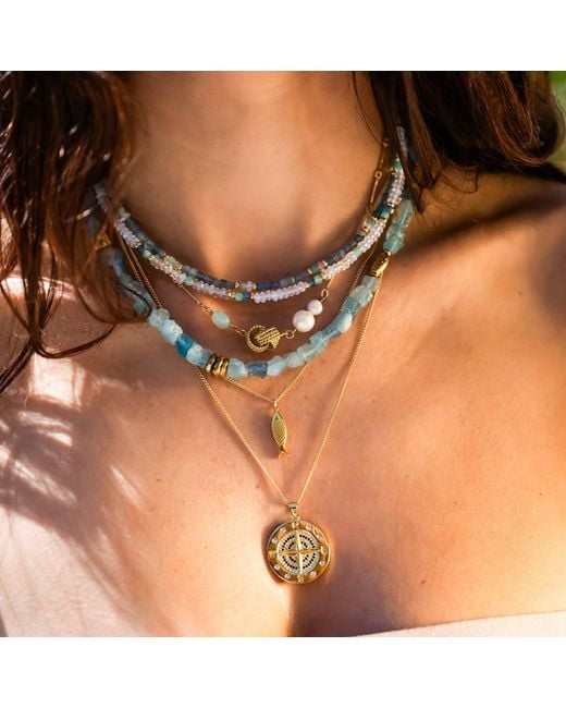 Rachel Nathan Metallic Little Fish Necklace