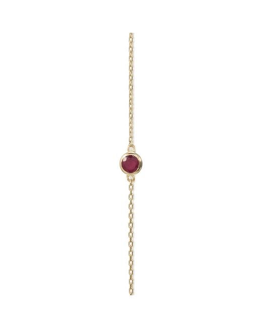 Seey Jewelry Metallic Rose Round Birthstone Bracelet