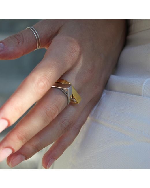 Gutta Design Metallic Aim Ring Plated