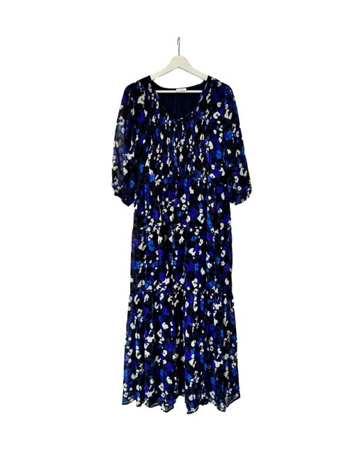 Mercy Delta Blue Romsey Dress Pina Colada Midnight