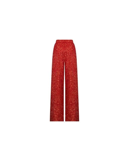 Elsava Red Riva Sequin Trouser