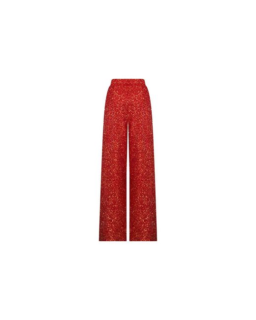 Elsava Red Riva Sequin Trouser