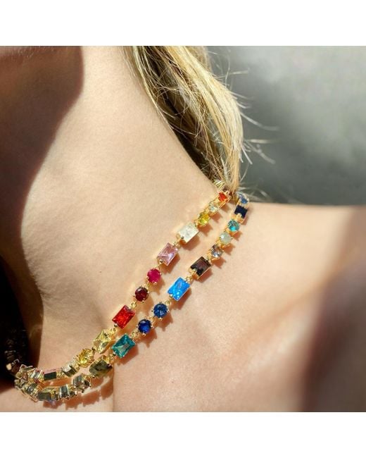 Native Gem Multicolor Jagger Necklace- Calypso