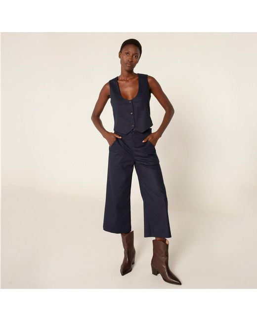 Undertake Studio Blue Kassel Tencel Lyocell Culotte