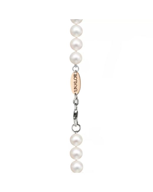 Unaloe Metallic Elegant Sterling Pearl Bracelet For – Timeless Natural Pearl Jewelry