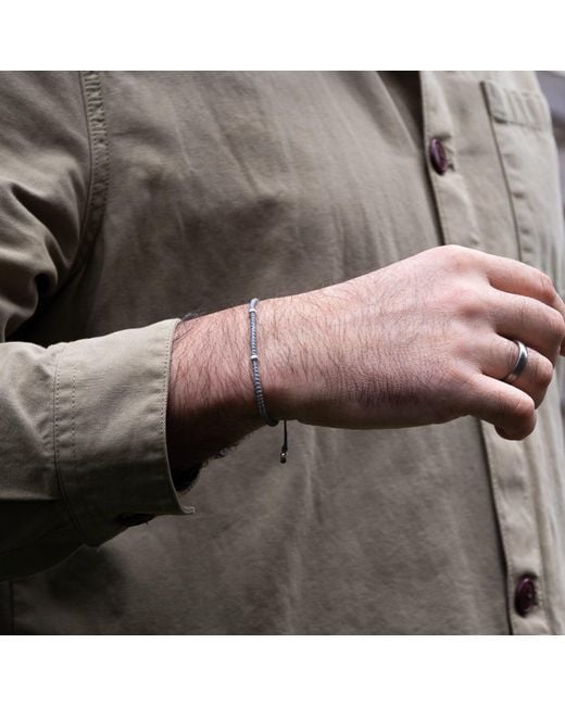 Harbour Uk Blue Equilibrium Rope Bracelet for men