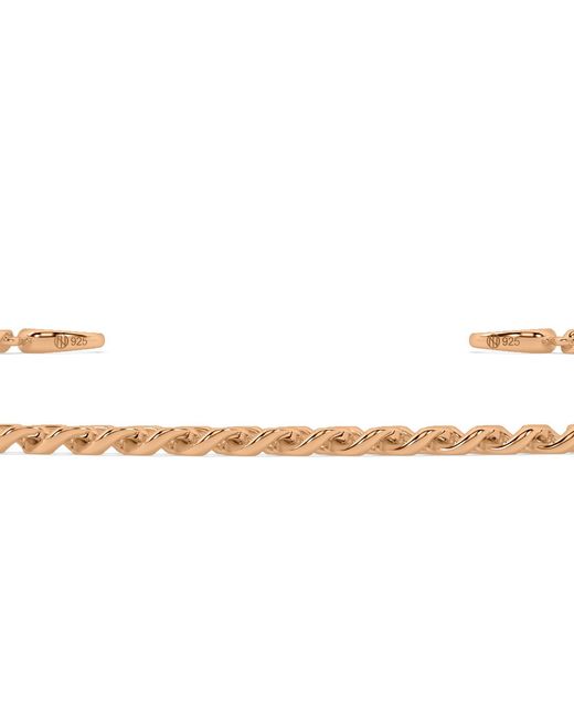 Onia Metallic Baby Cuban Link Long Chain Waist Chain