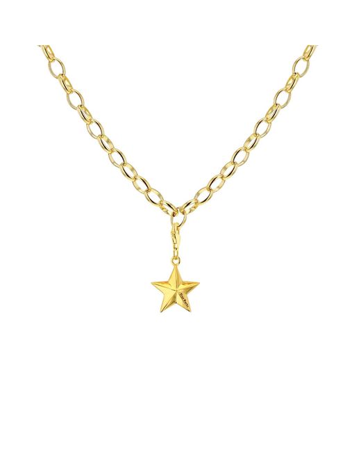 True Rocks Metallic Mini Star Charm 18Kt Plated for men