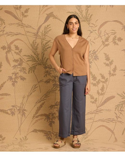 Known Supply Brown Perri Vest