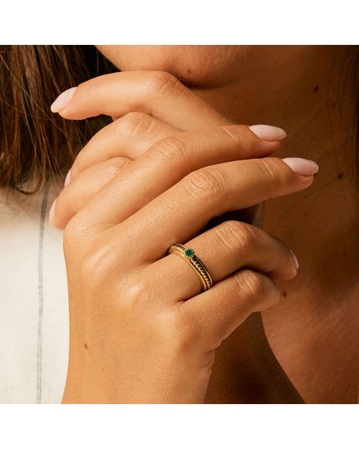 Charlotte's Web Jewellery Metallic Lalita Vermeil Spinning Ring