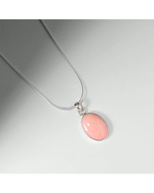 Charlotte's Web Jewellery Pink Shell Healing Sterling Necklace