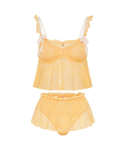 Wild Lovers Yellow Delphine Lounge Set