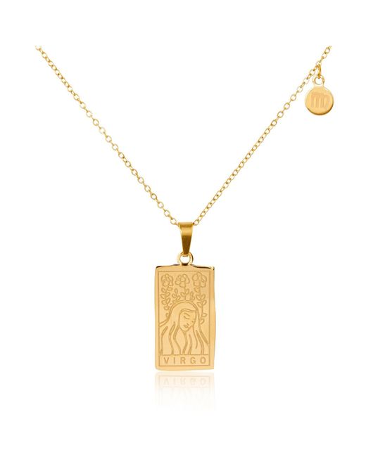 Arctic Fox & Co. Metallic Virgo Zodiac Star Sign Necklace