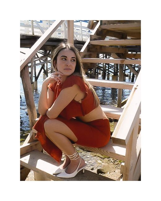 Gajú Orange Nomad Top
