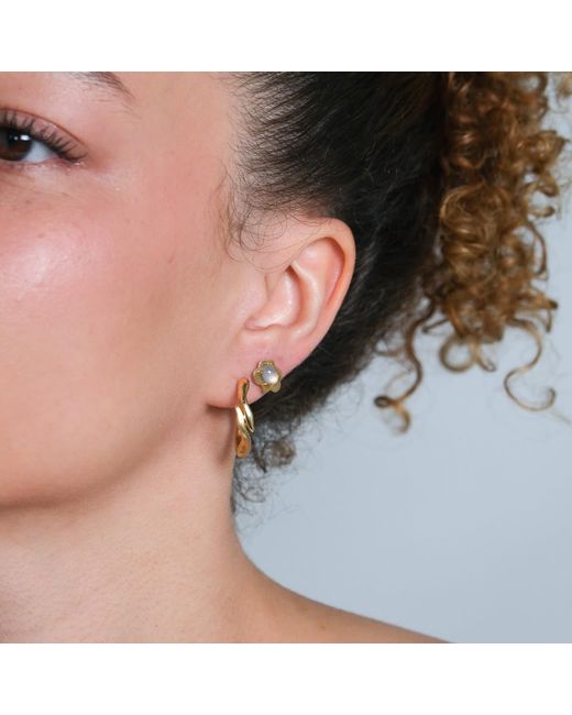 Onia Metallic Water Trace Hoops