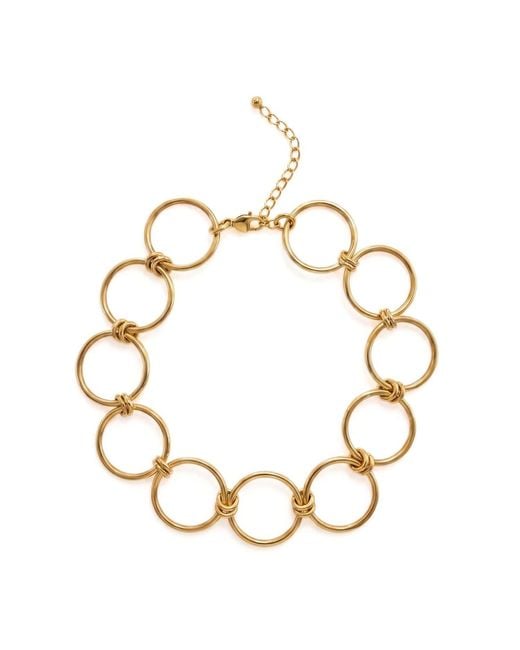 Jaredjamin Metallic Olympia Ring Choker