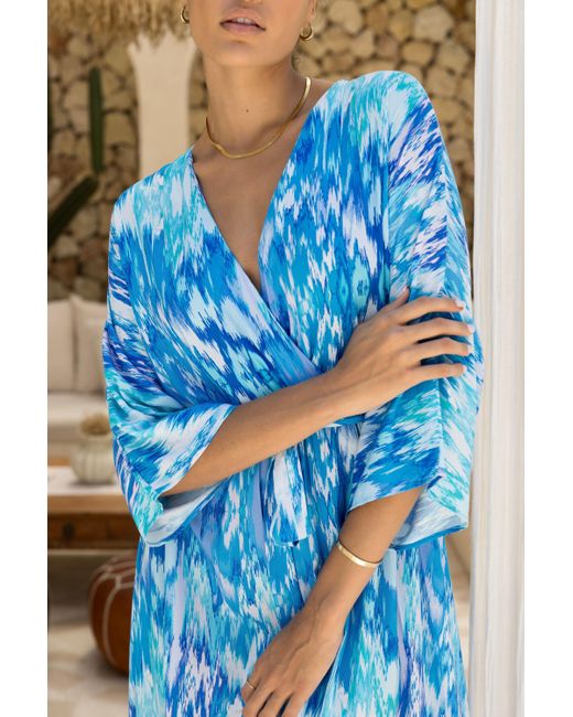 Sophia Alexia Blue Sea Dream Mozambique Midaxi Dress