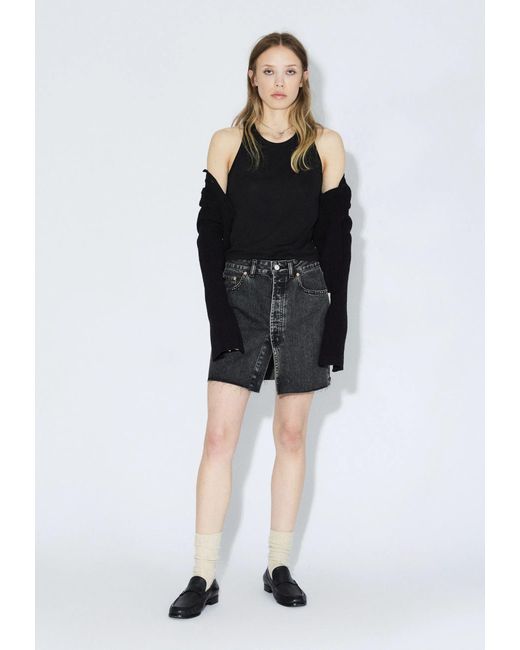 Dr. Denim Black Ara Skirt