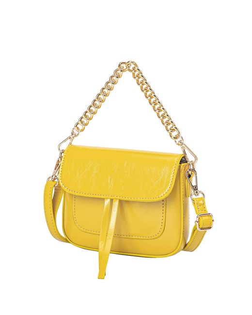 Mkf Collection - J'omor Yellow Yareli Tote Bag With Mini Bag- 2-Piece Set