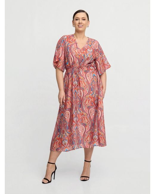 Zoe Red Veda Dress