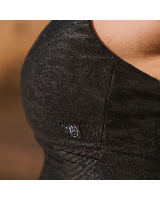 Befitnesslou Black Orio Leopard Top