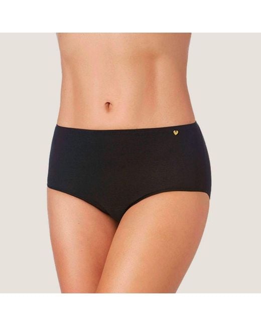 Zd - Zero Defects Black Atenea High-Waist Brief – Stylisht Fit & Comfort With Soy Fiber