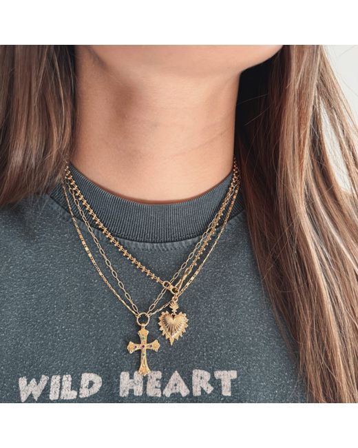 IN CAUDA VENENUM Metallic Ishani Necklace