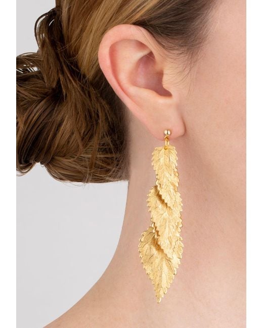 Pats Jewelry Green Branch Earrings