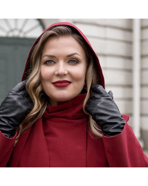 RainSisters Red Winter Coat With Hood & Scarf: Winter