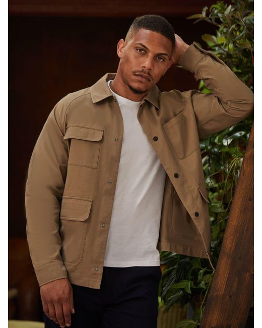 Guards London Natural Jacob Modern Field Overshirt for men