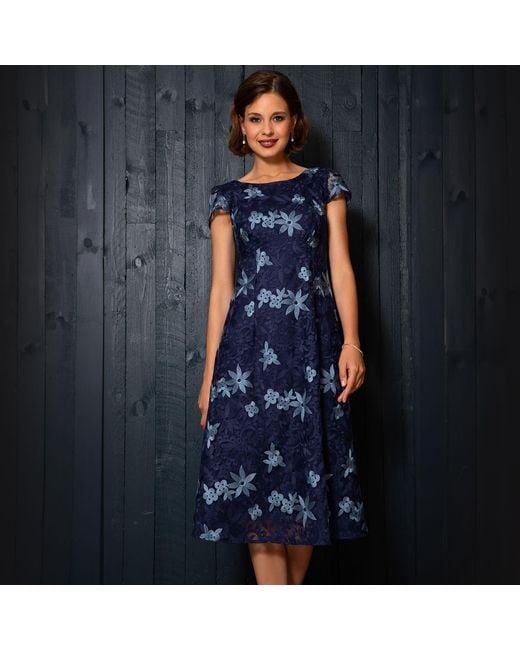 Alie Street London Blue Charlotte Lace Dress