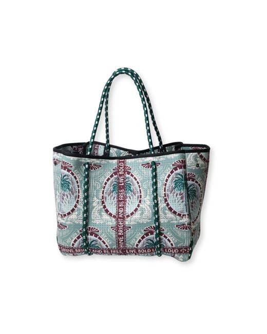 Pop Ups Brand Blue Everyday Tote Pop Ups Scarf
