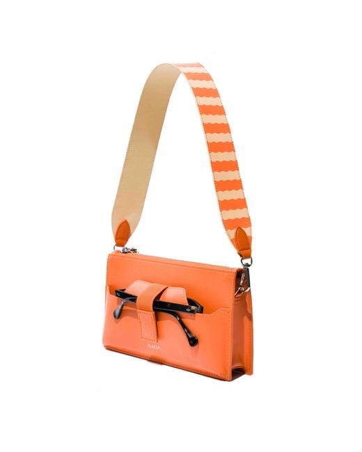 Naoa Red Neutrals Handbag Shoulder Strap Dunes