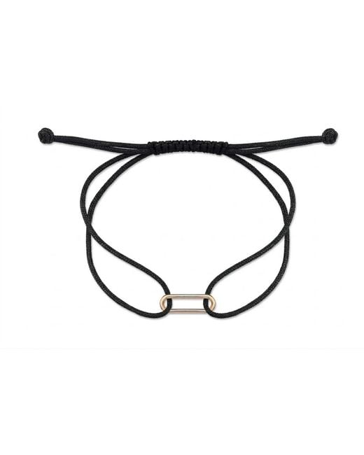 Reis Jewellery Black Clip Line Bracelet for men