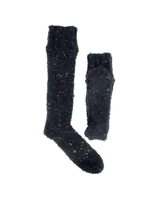 Maison Bogomil Blue Long Knit Socks