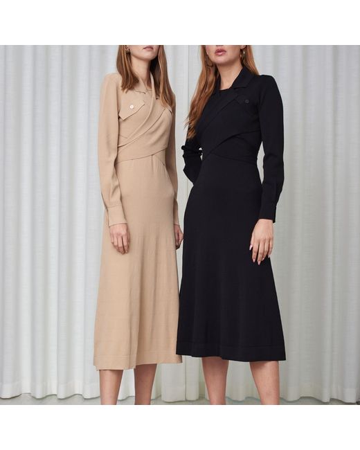 Roch Perel Black Knitted Two Piece Bolero Dress