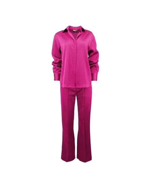 Maui X Lolita Pink Stella Tailored Pants Set