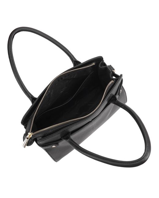 Paul Costelloe Black Trishuli Leather Satchel Bag